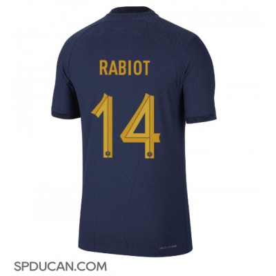 Muški Nogometni Dres Francuska Adrien Rabiot #14 Domaci SP 2022 Kratak Rukav